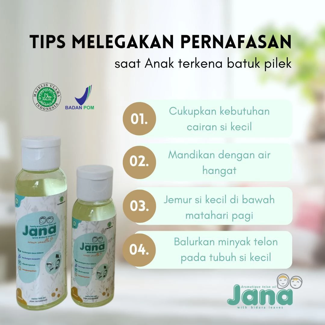 Tips Melegakan Pernafasan saat Anak Terkena Batuk Pilek